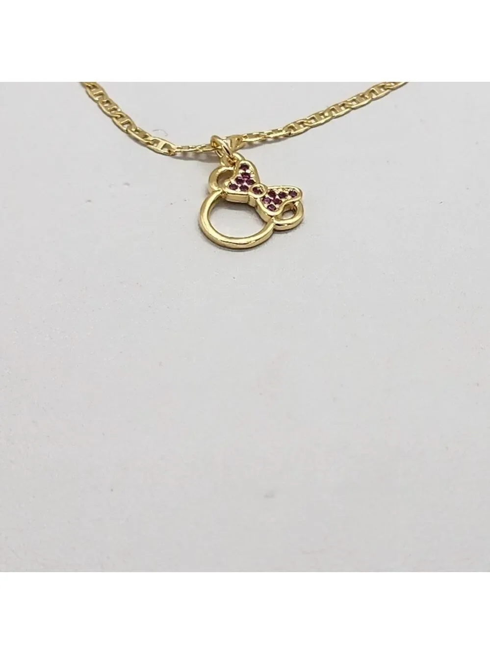 Brand New Brazilian 18k Gold Filled Minnie Bracelet